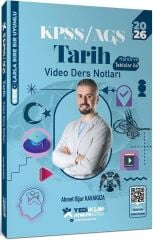 Yediiklim 2026 KPSS Tarih Atölye Video Ders Notları - Ahmet Uğur Karakuza Yediiklim Yayınları