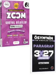 Günay 2027 6. Sınıf Sosyal Bilgiler Zoom Serisi Soru Bankası+EVP Akademi 3x27 Paragraf Deneme