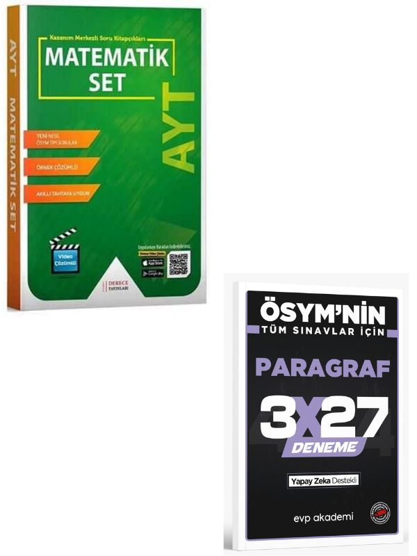 Sonuç 2027 AYT MATEMATİK SET ( II. OTURUM )+ EVP Akademi Paragraf