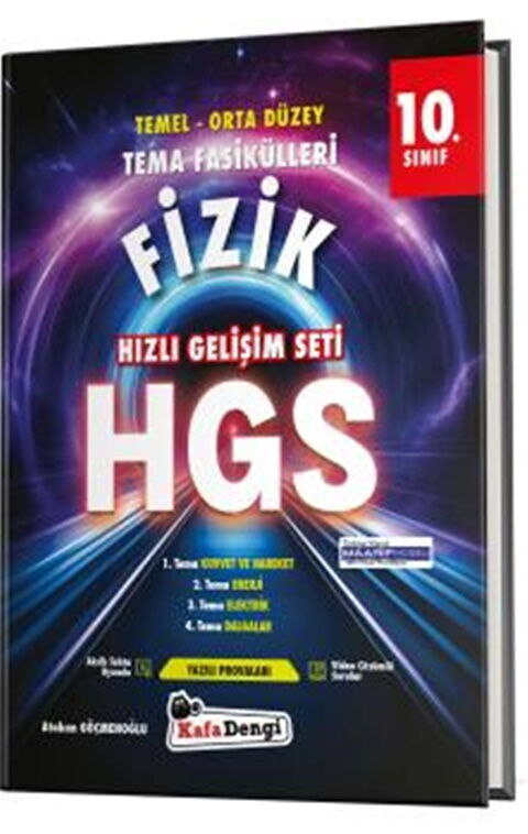 Kafa Dengi Yayınları 10. Sınıf Fizik HGS Tema Fasikülleri