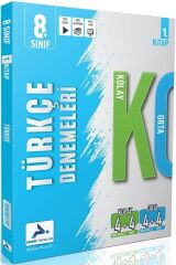 Paraf 8. Sınıf LGS Türkçe Kolay ve Orta Denemeleri Çözümlü 1. Kitap Paraf Yayınları