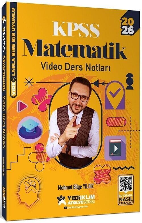 Yediiklim 2026 KPSS Matematik Atölye Video Ders Notları - Mehmet Bilge Yıldız Yediiklim Yayınları