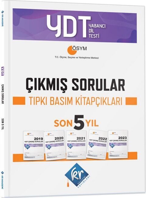 KR Akademi YDT Çıkmış Sorular Son 5 Yıl Tıpkı Basım Fasikülleri