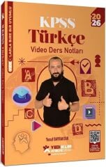 Yediiklim 2026 KPSS Türkçe Atölye Video Ders Notları - Yusuf Bayraktar Yediiklim Yayınları