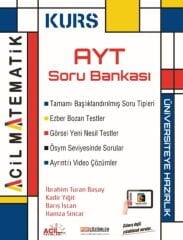 Acil Yayınları AYT Matematik KURS Soru Bankası