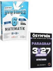 Günay 2027 6. Sınıf Matematik Etkinlikli Bumerang Serisi+EVP Akademi 3x27 Paragraf Deneme