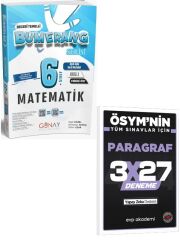 Günay 2027 6. Sınıf Matematik Etkinlikli Bumerang Serisi+EVP Akademi 3x27 Paragraf Deneme