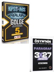 Paraf 2027 KPSS AGS Gölge 5 Fasikül Deneme + EVP Akademi Paragraf