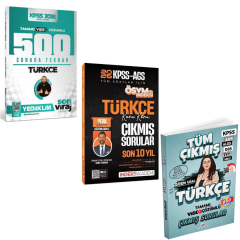 Yediiklim 2026 Kpss Türkçe 500 Soruda Genel Tekrar Kampı & KPSS Türkçe Çıkmış Sorular 3'lü Süper Set