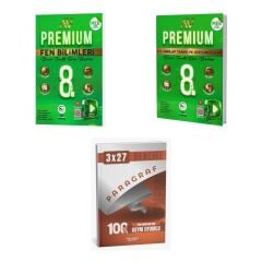 2027 Av 8. Sınıf Premium Beceri Temelli Fen Bilimleri + İnkılap Tarihi ve Atatürkçülük Soru + Ankapade 3'lü Set