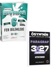 Günay 2027 6. Sınıf Fen Bilimleri Etkinlikli Bumerang Serisi+EVP Akademi 3x27 Paragraf Deneme