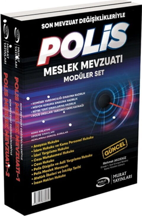 2027 Murat Yayınları Polis Meslek Hukuku Ve Mevzuatı Modüler Set