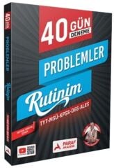 Paraf TYT MSÜ KPSS DGS ALES Problemler Rutinim 40 Günde Deneme Çözümlü - Selim Yüksel Paraf Yayınları