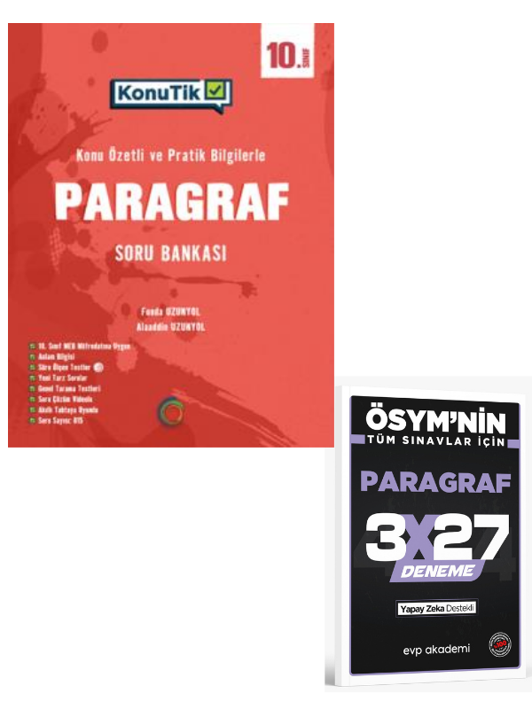 Okyanus 2027 10. Sınıf KonuTik Paragraf Soru Bankası+ EVP Akademi Paragraf