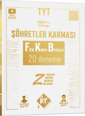 KR Akademi TYT Şöhretler Karması Fizik Kimya Biyoloji 20 Deneme