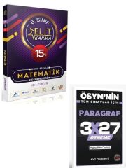 Paraf 2027 6. Sınıf Matematik 15 li Elit Karma Konu Sıralı Denemeleri+ EVP Akademi Paragraf
