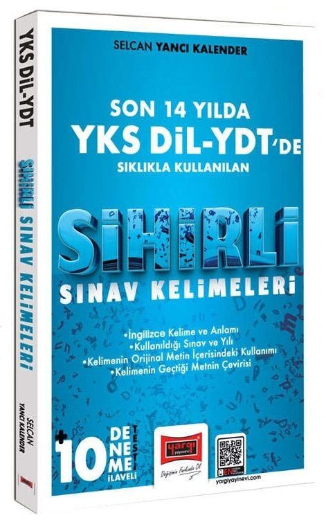 Yargı YKSDİL YDT İçin Sıklıkla Kullanılan Sihirli Sınav Kelimeleri (10 Deneme İlaveli) Yargı Yayınları