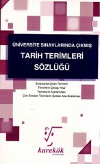 Karekök Yayınları Üniversite Sınavlarında Çıkmış Tarih Terimleri Sözlüğü