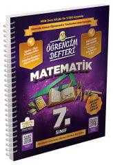 2027 Murat Yayınları 7.Sınıf Matematik Öğrencim Defteri