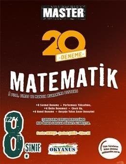 Okyanus Yayınları 8. Sınıf Master 20 Matematik Denemesi