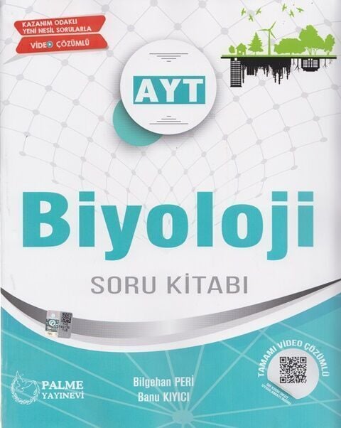 Palme Yayınları AYT Biyoloji Tamamı Video Çözümlü Soru Kitabı