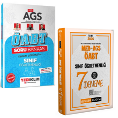 Yediiklim  MEB AGS ÖABT Sınıf Öğretmenliği Soru Bankası & MEB AGS ÖABT Sınıf Öğretmenliği 7 Deneme Pegem Seti