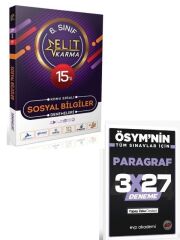 Paraf 2027 6. Sınıf Sosyal Bilgiler 15 li Elit Karma Konu Sıralı Denemeleri+ EVP Akademi Paragraf