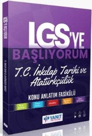Yanıt Yayınları LGS` ye Başlıyorum T.C. İnkılap Tarihi Ve Atatürkçülük Anlatım Fasikülü