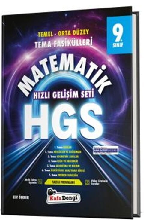 Kafa Dengi Yayınları 9. Sınıf Matematik HGS Tema Fasikülleri