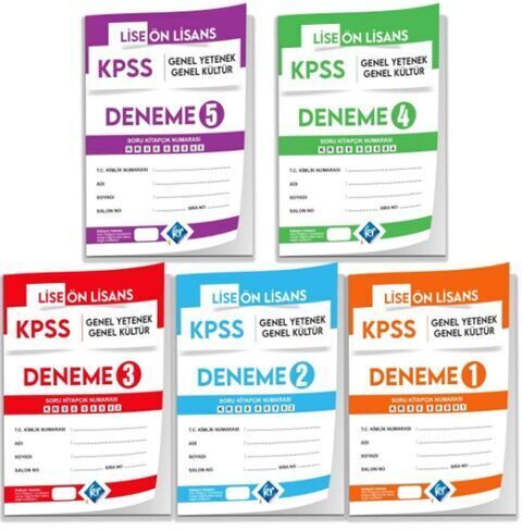 KR Akademi 2024 KPSS Lise Önlisans Genel Yetenek Genel Kültür 5 li Deneme