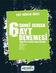 Okyanus Yayınları AYT Eşit Ağırlık Sözel 6 Sanki Gerçek Denemesi