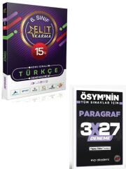 Paraf 2027 6. Sınıf Türkçe 15 li Elit Karma Konu Sıralı Denemeleri+ EVP Akademi Paragraf