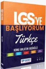 Yanıt Yayınları LGS` ye Başlıyorum Türkçe Anlatım Fasikülü