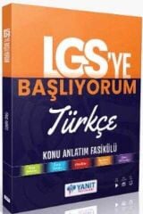 Yanıt Yayınları LGS` ye Başlıyorum Türkçe Anlatım Fasikülü