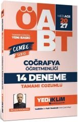 Yediiklim 2027 ÖABT MEB-AGS Coğrafya Öğretmenliği 14 Deneme Çözümlü Cemre Serisi - Ramazan Kocakaya
