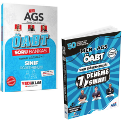 Yediiklim MEB AGS ÖABT Sınıf Öğretmenliği Soru Bankası & ÖABT Sınıf Öğretmenliği 7 Deneme Dizgi Kitap Seti