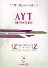 Karekök Yayınları AYT Sözel 12 Deneme