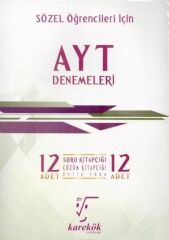 Karekök Yayınları AYT Sözel 12 Deneme