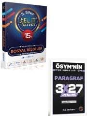 Paraf 2027 5. Sınıf Sosyal Bilgiler 15 li Elit Karma Konu Sıralı Denemeleri+ EVP Akademi Paragraf