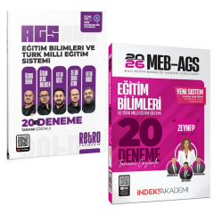 2026 MEB-AGS Eğitim Bilimleri ve Türk Milli Eğitim Sistemi 20 Deneme  2'li Süper Deneme Seti