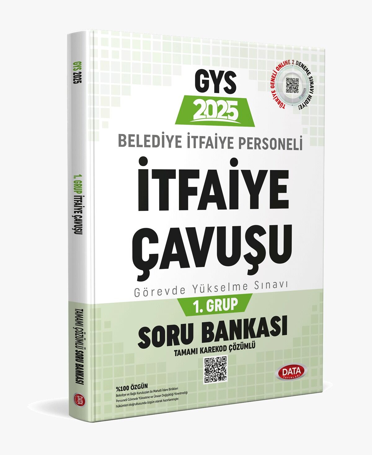 Data 2025 GYS Belediye İtfaiye Çavuşu 1. Grup Soru Bankası Görevde Yükselme Data Yayınları