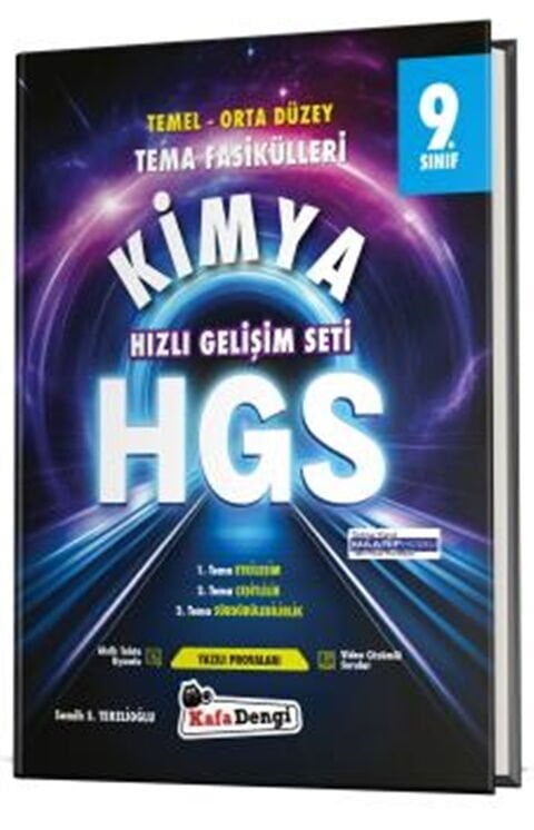 Kafa Dengi Yayınları 9. Sınıf Kimya HGS Tema Fasikülleri