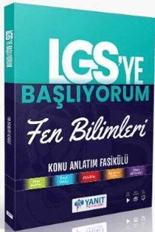 Yanıt Yayınları LGS` ye Başlıyorum Fen Bilimleri Anlatım Fasikülü
