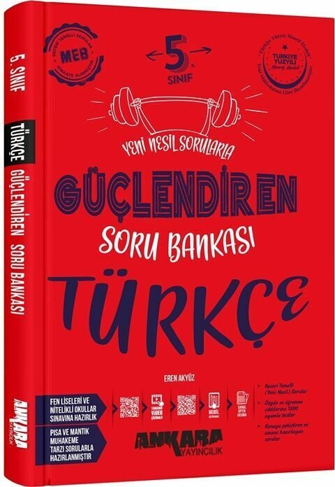 Ankara Yayıncılık 5. Sınıf Türkçe Güçlendiren Soru Bankası