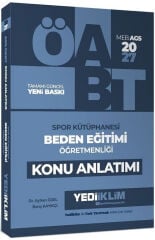 Yediiklim 2027 ÖABT MEB-AGS Beden Eğitimi Öğretmenliği Spor Kütüphanesi Konu Anlatımı - Ayhan Özel, Barış Kayıkçı