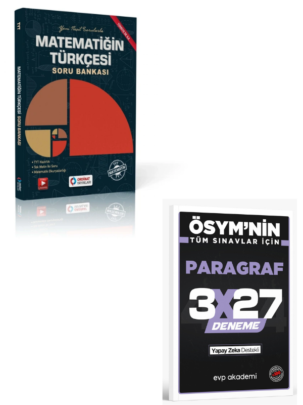 ORDİNAT 2027  MATEMATİĞİN TÜRKÇESİ+ EVP Akademi Paragraf