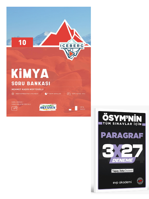 Okyanus 2027 10. Sınıf Kimya Iceberg Soru Bankası+ EVP Akademi Paragraf