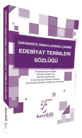 Karekök Yayınları Edebiyat Terimleri Sözlüğü