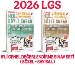 Sinan Kuzucu 2026 8. Sınıf LGS Sözel Sayısal Son Tekrar 8'li Değerlendirme Seti Sinan Kuzucu Yayınları