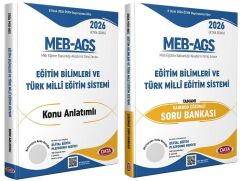 Data 2026 MEB-AGS Eğitim Bilimleri ve Türk Milli Eğitim Sistemi Konu Anlatımlı + Soru Bankası 2 li Set Ultra Serisi Data Yayınları